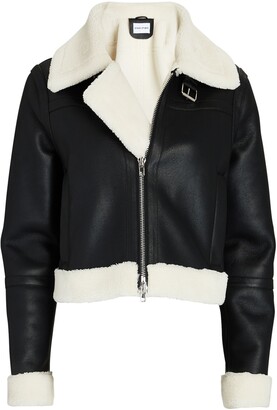 Stand Lorelle Cropped Faux Shearling Jacket - ShopStyle