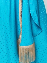 Thumbnail for your product : ART DEALER Fringe-Trimmed Silk Skirt