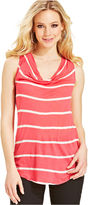 Thumbnail for your product : Jessica Simpson Rozlynn Striped Cowl-Neck Top