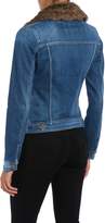 Thumbnail for your product : Salsa Denim Jacket with faux fur collar