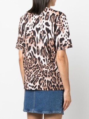 Boutique Moschino leopard-print T-shirt