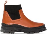 Thumbnail for your product : STAUD Bow sock-ankle Chelsea boots