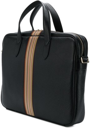 Paul Smith Black Leather Laptop Bag