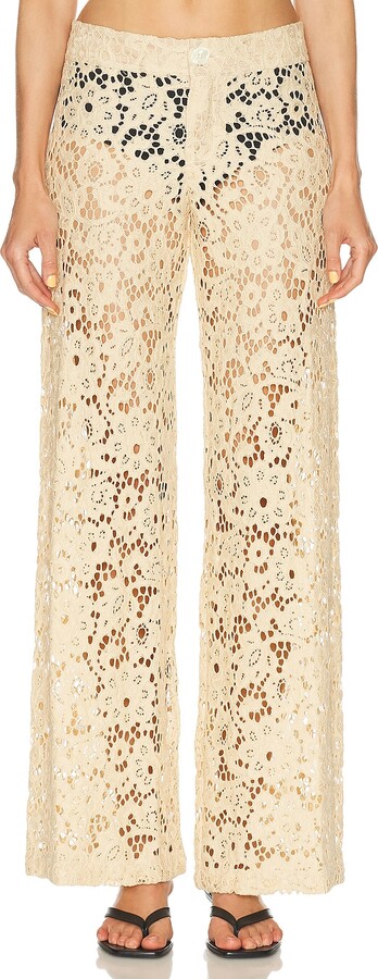 Eliou Rafa Pant in Cream