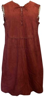 Red Leather Dress - ShopStyle