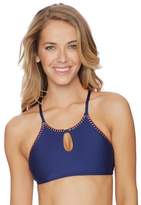 Thumbnail for your product : Splendid Stitch Solid High Neck Bikini Top