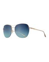 Thumbnail for your product : Barton Perreira Quimby Titanium Butterfly Sunglasses, Gold