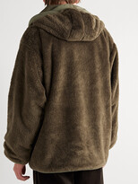 Thumbnail for your product : Beams Mil Oversized Reversible Fleece And Nylon Hooded Parka