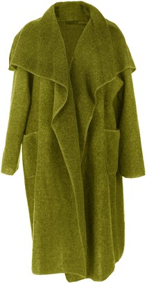 green wool coat uk
