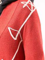 Thumbnail for your product : Lorena Antoniazzi embroidered oversized cardigan