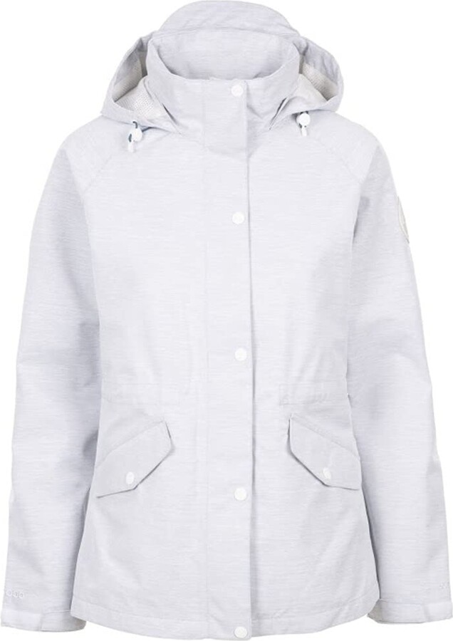 DLX Womens Waterproof Jacket Raincoat with Packaway Hood Female Hannah