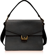 Thumbnail for your product : Coccinelle Ambrine Black Bubble Leather Satchel Bag