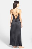 Thumbnail for your product : Jonquil Pleated Charmeuse Nightgown