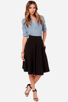 Thumbnail for your product : Finders Keepers Black Midi Skirt