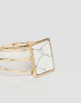 Thumbnail for your product : Ashiana Marble Effect Cuff Bracelet