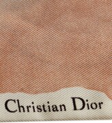 Thumbnail for your product : Christian Dior Pre-Owned Illustration-Print Silk Twilly Scarf