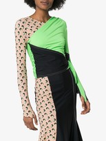 Thumbnail for your product : Marine Serre Half Moon Wrap Top