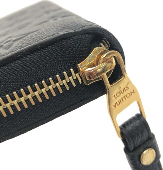 Louis Vuitton Zippy Wallet Black Leather Wallet (Pre-Owned)