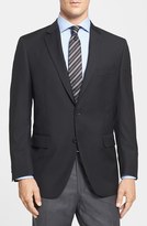 Thumbnail for your product : Peter Millar Classic Fit Black Wool Sport Coat