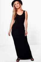 Thumbnail for your product : boohoo Plus Scoop Neck Maxi Dress