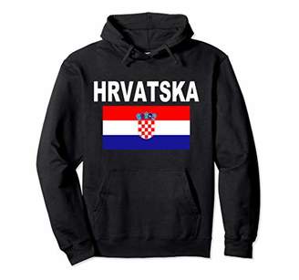 Croatia Flag Pullover Hoodie Croatian Hrvatska Flags Gift