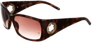 Montblanc Tortoiseshell Gradient Lens Sunglasses