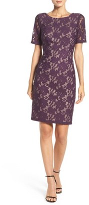 Adrianna Papell Women's Floral Lace Sheath Dress