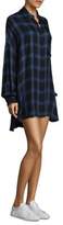 Thumbnail for your product : KENDALL + KYLIE Oversized Plaid Shirtdress
