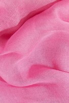 Thumbnail for your product : Valentino Lace-trimmed Modal And Cashmere-blend Scarf