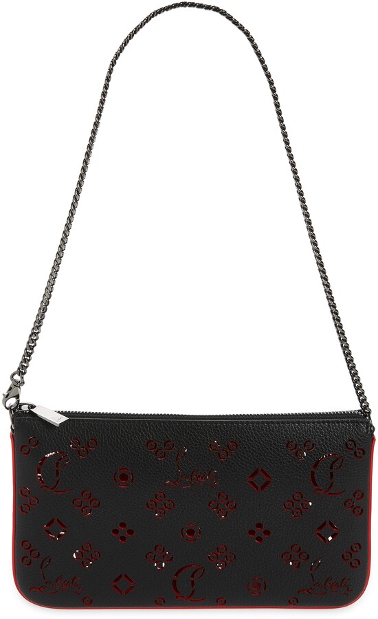 Christian Louboutin Black Chain Strap Handbags | Shop the world's 