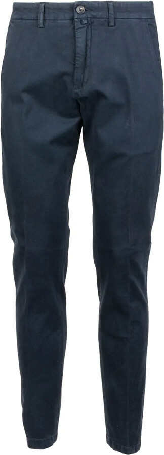 Siviglia Belt Loops-Detail Trousers