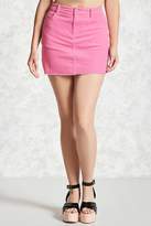 Thumbnail for your product : Forever 21 Frayed Corduroy Mini Skirt