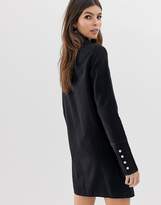 Thumbnail for your product : ASOS Design DESIGN denim shirt dress in black
