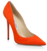 Thumbnail for your product : Jimmy Choo Anouk Pointed Suede Pumps