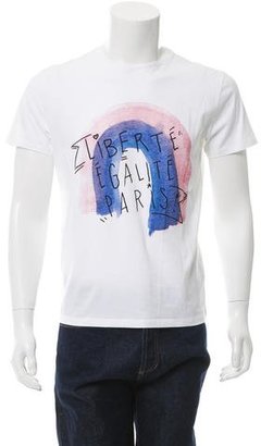 Commune De Paris Graphic Crew Neck T-Shirt