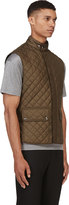 Thumbnail for your product : Belstaff Olive Quilted Waistcoat Vest