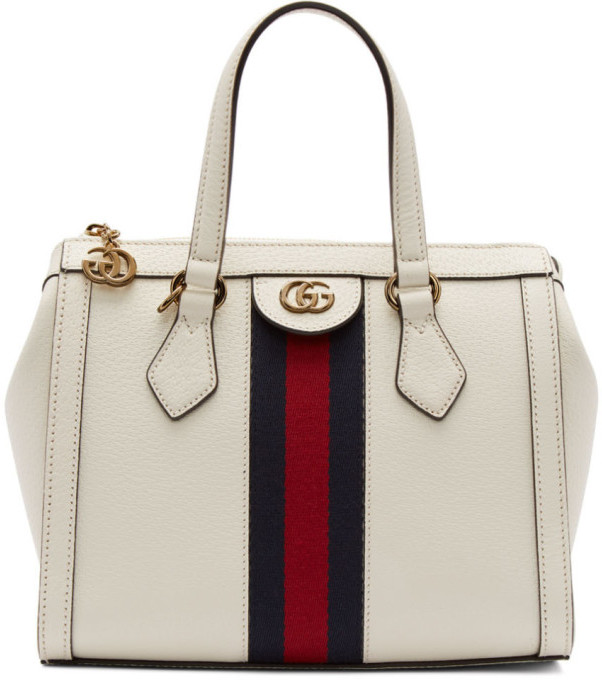 gucci white tote bag