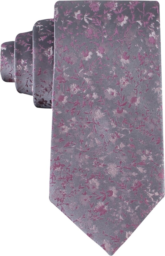 Calvin Klein Men's Silk Floral Tie