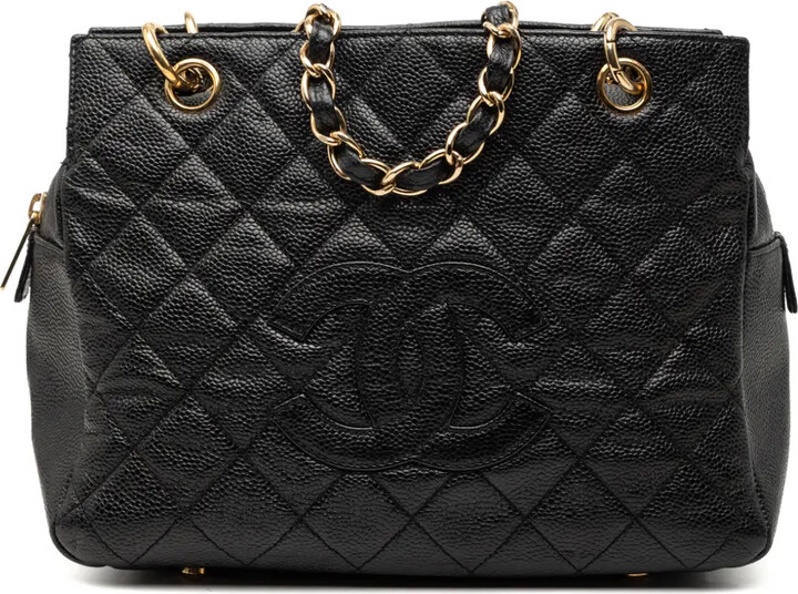 Chanel Pre Owned 2002-2003 Petite Caviar Timeless tote bag