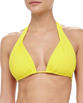 Thumbnail for your product : Shoshanna Textured Halter Bikini Top