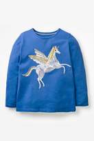 Thumbnail for your product : Next Girls Boden Blue Superstitch Appliqué T-shirt