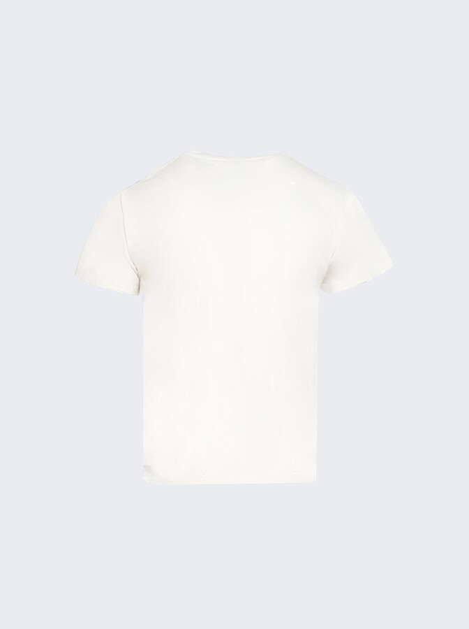 MadeWorn Blondie Destroyed 90's Crew Tee Vintage White
