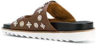 Toga Virilis Grainy leather sandals