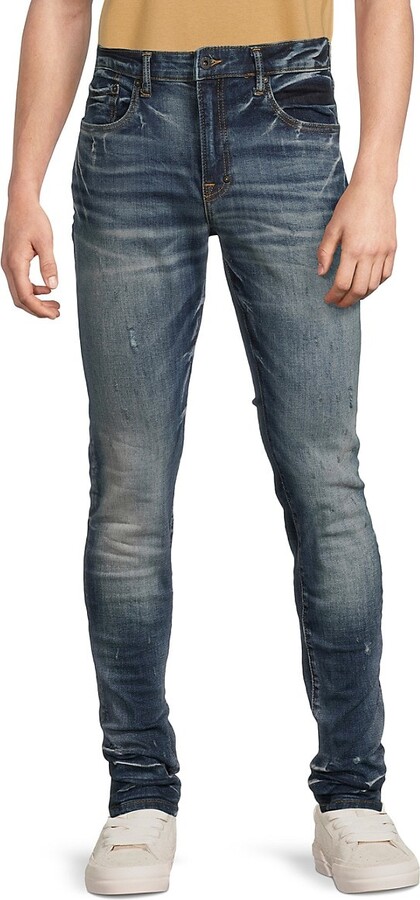 PRPS Mid Wash Tapered Skinny Fit Jeans