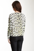 Thumbnail for your product : Rebel Yell Leopard Cutoff Lounger Pullover