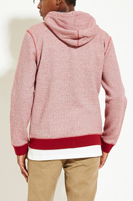 Forever 21 Striped Cotton-Blend Hoodie