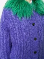 Thumbnail for your product : Prada cable-knit cardigan