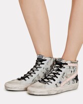 Thumbnail for your product : Golden Goose Slide Floral High-Top Sneakers