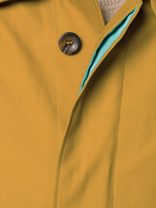 Santoni concealed button coat