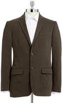 Thumbnail for your product : Black Brown 1826 Peached Twill Single Breasted Blazer-BEIGE-Small